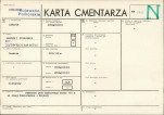 KC - Karta cmentarza, skan nr 1