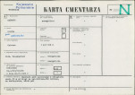 KC - Karta cmentarza, skan nr 1
