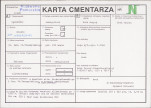 KC - Karta cmentarza, skan nr 1