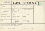 KC - Karta cmentarza, skan nr 1