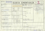 KC - Karta cmentarza, skan nr 1
