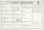 KC - Karta cmentarza, skan nr 1