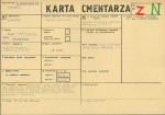 KC - Karta cmentarza, skan nr 1