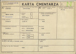 KC - Karta cmentarza, skan nr 1
