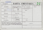 KC - Karta cmentarza, skan nr 1