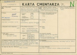 KC - Karta cmentarza, skan nr 1