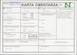 KC - Karta cmentarza, skan nr 1