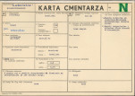 KC - Karta cmentarza, skan nr 1
