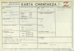 KC - Karta cmentarza, skan nr 1