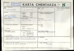 KC - Karta cmentarza, skan nr 1