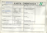 KC - Karta cmentarza, skan nr 1