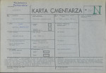 KC - Karta cmentarza, skan nr 1
