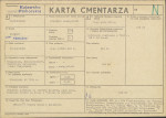 KC - Karta cmentarza, skan nr 1