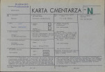 KC - Karta cmentarza, skan nr 1