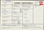 KC - Karta cmentarza, skan nr 1