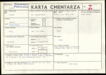 KC - Karta cmentarza, skan nr 1