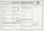 KC - Karta cmentarza, skan nr 1