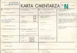 KC - Karta cmentarza, skan nr 1