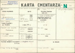 KC - Karta cmentarza, skan nr 1
