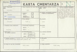 KC - Karta cmentarza, skan nr 1