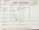KC - Karta cmentarza, skan nr 1