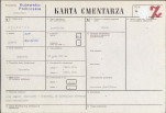 KC - Karta cmentarza, skan nr 1