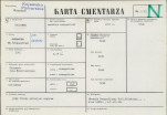 KC - Karta cmentarza, skan nr 1