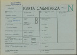 KC - Karta cmentarza, skan nr 1