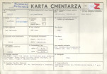 KC - Karta cmentarza, skan nr 1