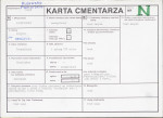 KC - Karta cmentarza, skan nr 1