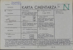 KC - Karta cmentarza, skan nr 1