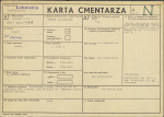 KC - Karta cmentarza, skan nr 1