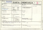 KC - Karta cmentarza, skan nr 1