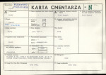 KC - Karta cmentarza, skan nr 1