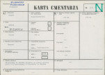 KC - Karta cmentarza, skan nr 1