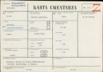 KC - Karta cmentarza, skan nr 1