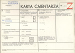 KC - Karta cmentarza, skan nr 1