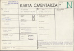 KC - Karta cmentarza, skan nr 1