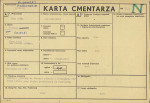KC - Karta cmentarza, skan nr 1