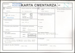 KC - Karta cmentarza, skan nr 1