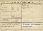 KC - Karta cmentarza, skan nr 1