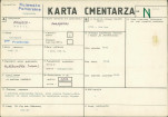 KC - Karta cmentarza, skan nr 1