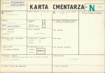 KC - Karta cmentarza, skan nr 1