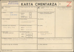 KC - Karta cmentarza, skan nr 1