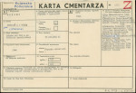 KC - Karta cmentarza, skan nr 1