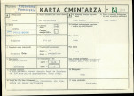 KC - Karta cmentarza, skan nr 1