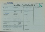 KC - Karta cmentarza, skan nr 1