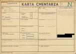 KC - Karta cmentarza, skan nr 1