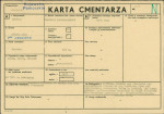 KC - Karta cmentarza, skan nr 1
