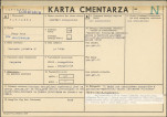 KC - Karta cmentarza, skan nr 1